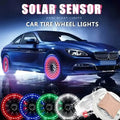 Auto Zora Solar-Powered LED Wheel Lights – 4-Piece Tire Valve Caps